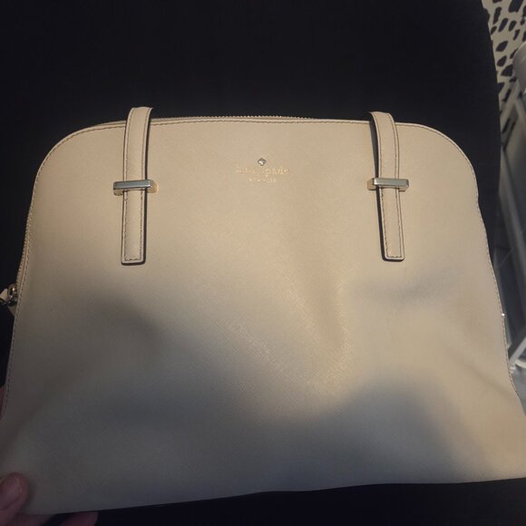 Kate Spade New York Satchel Bag– Beige - Gift-Ready - Fall Fashion Essential - Picture 2 of 5
